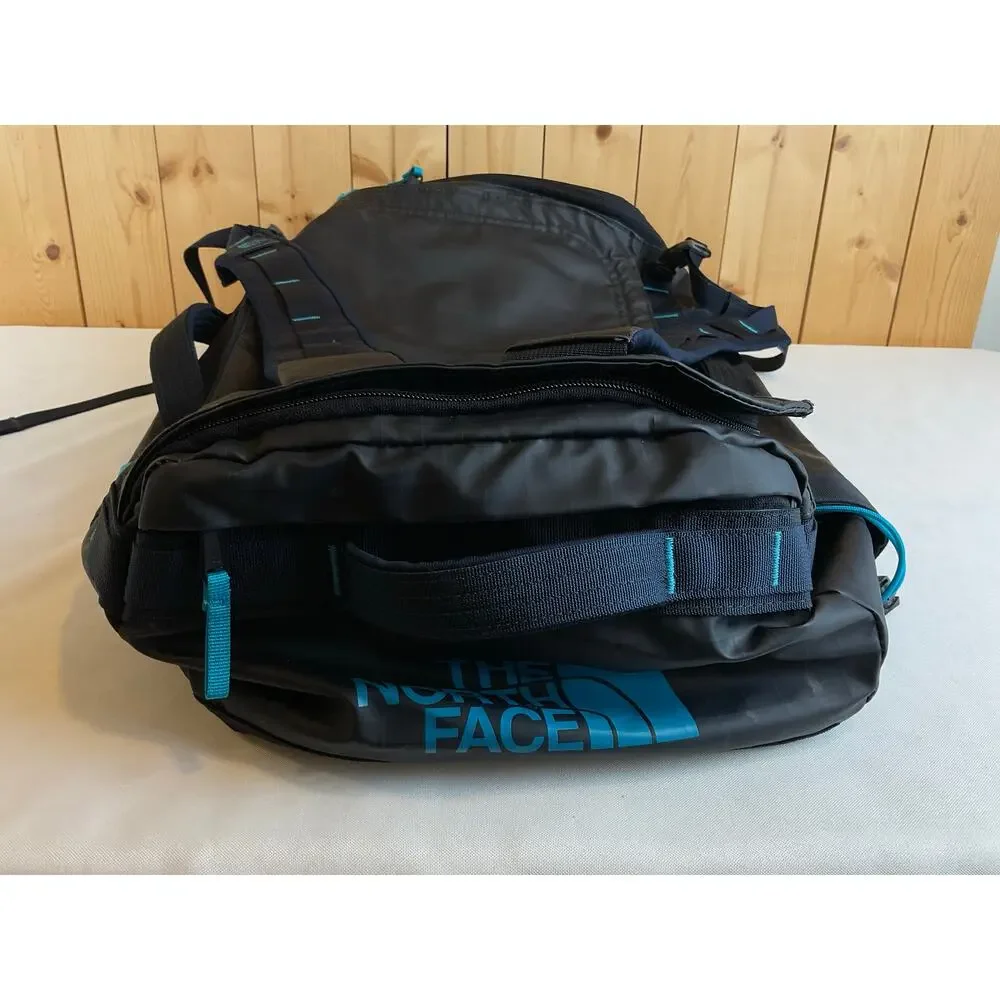 The North Face Base Camp Voyager 32L- Black with teal accent